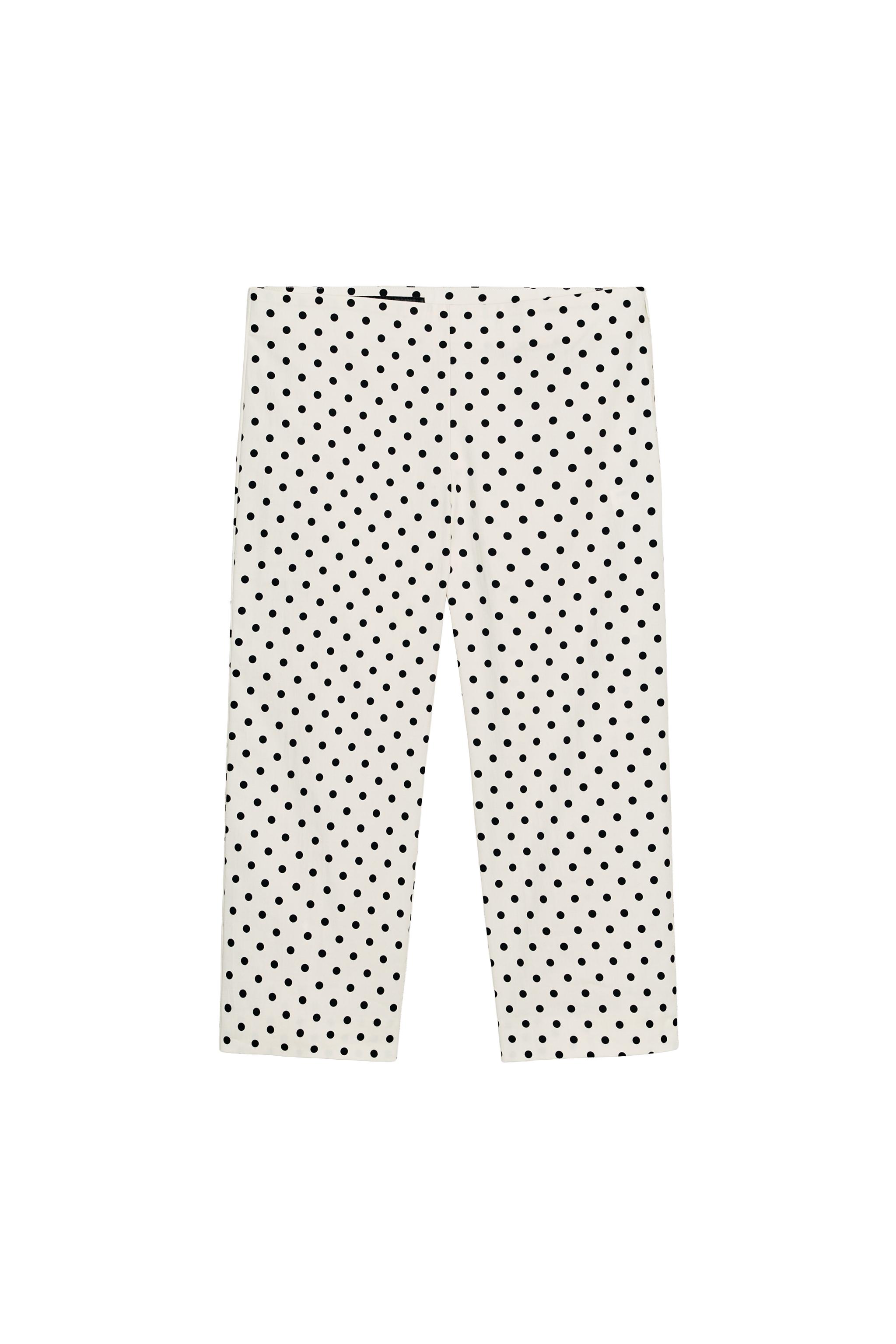 POLKA DOT CAPRI PANTS